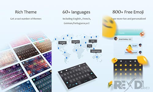 GO Keyboard (Emoji Free) APK + Language Package + Plugins