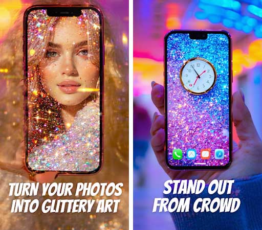 Glitter Live Wallpaper Glitzy APK
