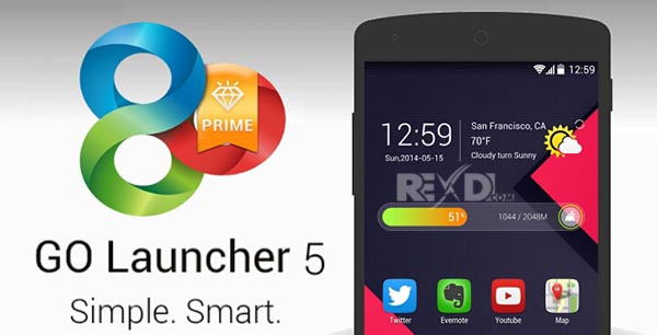 go launcher z adding widgets