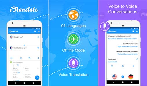 itranslate app 96 languages