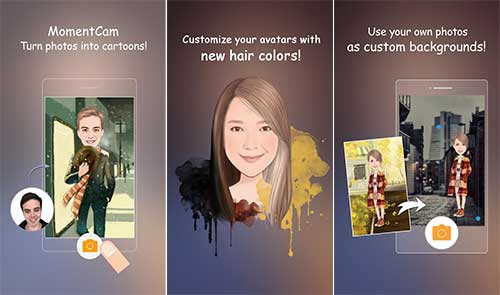 momentcam cartoons and stickers apk download