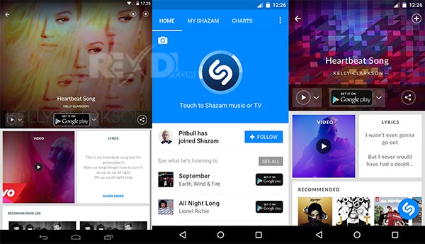 shazam apk android wear