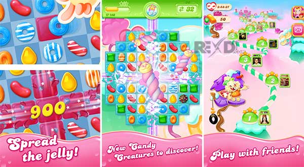 Download Candy Crush Soda Saga (MOD, Many Moves) 1.258.1 APK for