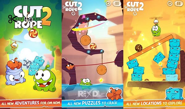 Cut the Rope 2 MOD coins 1.39.0 APK download free for android