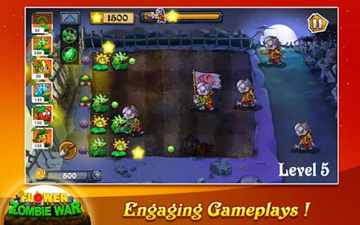 Flower Zombie War MOD APK