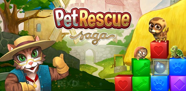Pet Rescue Saga  Apk + Mod + (Mega Mod) for Android