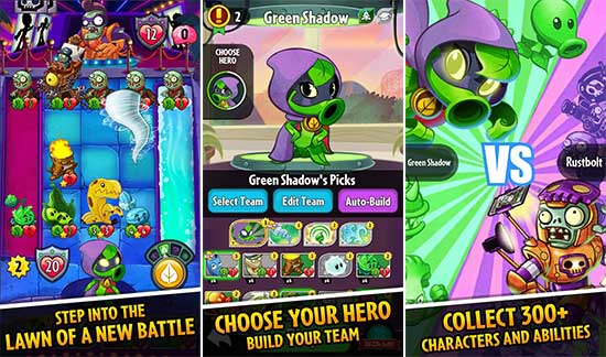 Plants Vs. Zombies Heroes 1.34.5 Apk Mod HP,Sun For Android