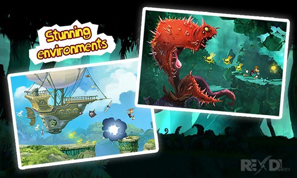 Rayman Jungle Run 2.4.3 Apk + Mod All Unlocked + Data for android