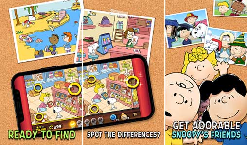 Snoopy Spot the Difference Apk