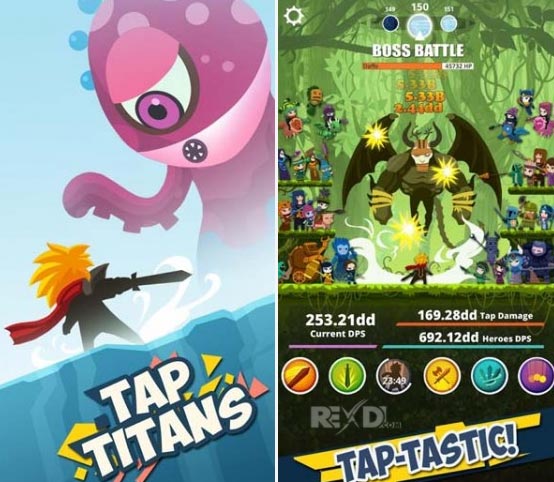 Tap Titans 2 MOD APK 6.4.1 (Unlimited Money) Android