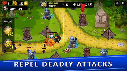 Tower Defense Games - GOLDEN LEGEND MOD APK 4.8 Android