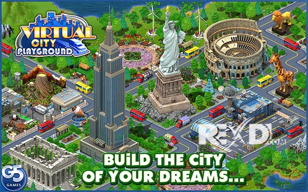 virtual city playground invite button