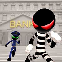 Stickman Bank Robbery Escape Android thumb